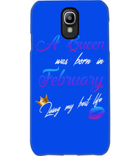 Load image into Gallery viewer, A Queen Was Born In February Birthday Gift Phone case
