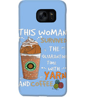 Load image into Gallery viewer, The Quarantine Time With Yarn And Coffee Gift For Women Phone case
