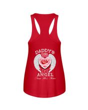 Load image into Gallery viewer, Market Trendz Daddy's Girl I Used To Be His Angel For Dad Ladies Flowy Tank
