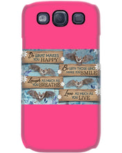 Load image into Gallery viewer, Do What Makes You Happy With Bats Gift For Girls Phone case
