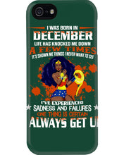 Load image into Gallery viewer, December Superwoman  Life Has Knocked Me Down Birthday Meaningful Gift Phone case
