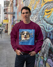 Load image into Gallery viewer, Australian Shepherd In Denim Pocket Gift For Dog Lovers Sweatshirt
