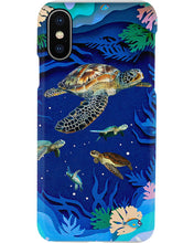 Load image into Gallery viewer, Turtles Love Sea Gift For Turtle Lovers Phone case
