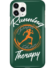 Load image into Gallery viewer, Running Cheaper Than Therapy Gift For Running Lovers Phone case
