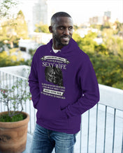 Load image into Gallery viewer, Shes Stubborn Messy And A Brat At Times Black Gift For Husband Hoodie
