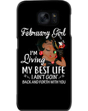 Load image into Gallery viewer, Betty Boop February Girl Living My Best Life Birthday Meaningful Gift Phone case
