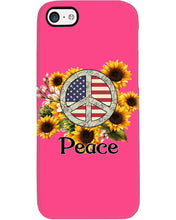 Load image into Gallery viewer, Peace Sign Sunflower Birthday Gift For Girls Phone case
