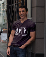 Load image into Gallery viewer, Vintage Funny Problem And Solved Gift For Saxophone Musicians Guys V-Neck
