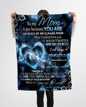 Load image into Gallery viewer, Daughter Gift For Mom I Love You With All My Heart Fleece Blanket
