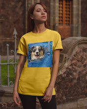 Load image into Gallery viewer, Australian Shepherd In Denim Pocket Gift For Dog Lovers Guys Tee
