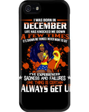 Load image into Gallery viewer, December Superwoman  Life Has Knocked Me Down Birthday Meaningful Gift Phone case
