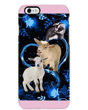 Load image into Gallery viewer, Lovely Phone Case Twinkling Blue Heart Gift For Goat Lovers Phone case

