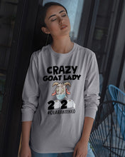 Load image into Gallery viewer, Crazy Goat Lady 2020 Quarantined Gift For Goat Lovers Unisex Long Sleeve
