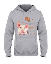 Load image into Gallery viewer, Pig Kisses Fix Everything Gift For Pig Lovers Hoodie
