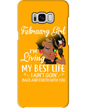 Load image into Gallery viewer, Betty Boop February Girl Living My Best Life Birthday Meaningful Gift Phone case
