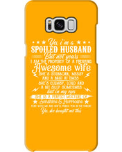 Load image into Gallery viewer, Shes Stubborn Messy And A Brat At Times Black Gift For Husband Phone case

