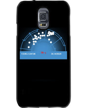 Load image into Gallery viewer, Pinpoint The Location In The Space Blue Phone case
