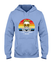 Load image into Gallery viewer, I Do What I Want Skull Sunflower Special Custom Design Hoodie
