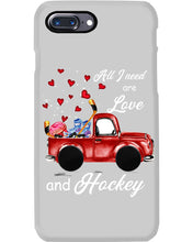 Load image into Gallery viewer, All I Need Are Love And Hockey Gift For Hockey Players Phone case
