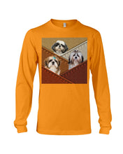 Load image into Gallery viewer, Three Cute Shih Tzu In Bag Gift For Dog Lovers Unisex Long Sleeve
