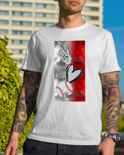 Load image into Gallery viewer, Baseball Peaceful Love Gift For Baseball Lovers Guys Tee
