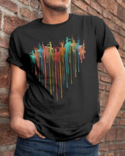 Load image into Gallery viewer, Heart Love Simple Special   Custom Design For Ballet Lovers Guys Tee
