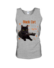Load image into Gallery viewer, Black Cat Kisses Fix Everything Gift For Cat Lovers Unisex Tank Top
