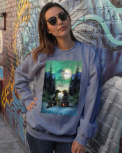 Load image into Gallery viewer, Dachshund Gift For Dog Lovers Snowy Night Together Sweatshirt
