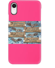 Load image into Gallery viewer, Do What Makes You Happy With Bats Gift For Girls Phone case
