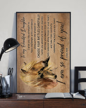 Load image into Gallery viewer, Mom Gift For Daughter With Meaningful Message I'm So Proud Of You Vertical Poster
