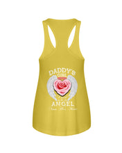 Load image into Gallery viewer, Market Trendz Daddy's Girl I Used To Be His Angel For Dad Ladies Flowy Tank
