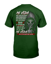 Load image into Gallery viewer, Mi Vida Mis Decidiones Mis Errores Mis Problems Mis Leciones Guys Tee

