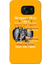Load image into Gallery viewer, October Man Son Of God Birthday Meaningful Gift For Men Phone case
