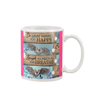 Load image into Gallery viewer, Do What Makes You Happy With Bats Gift For Girls Mug
