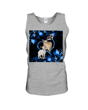 Load image into Gallery viewer, Lovely Phone Case Twinkling Blue Heart Gift For Goat Lovers Unisex Tank Top
