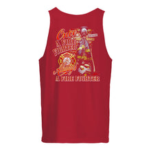 Load image into Gallery viewer, Once A Firefighter   Always A Firefighter   Special Custom Design Unisex Tank Top
