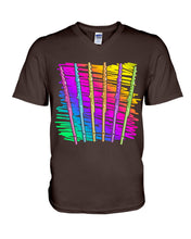 Load image into Gallery viewer, Six Flute Colorful Design Gift For Flute Lovers Guys V-Neck

