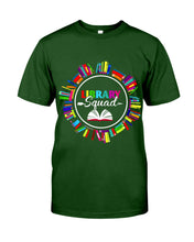 Load image into Gallery viewer, Librarian Library Squad Special Custom Design For Book Lovers Guys Tee

