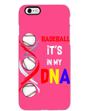Load image into Gallery viewer, Baseball Be My DNA Gift For Sport Lovers Phone case
