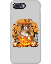 Load image into Gallery viewer, Chihuahua Book Pumpkin Halloween Gift For Dog Lovers Phone case
