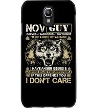 Load image into Gallery viewer, November Guy I Am Not A Hero Not A Legend I Have Anger Issues Birthday Gift Phone case
