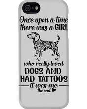 Load image into Gallery viewer, A Girl Who Really Loved Dogs and Had Tattoos Trending Phone case

