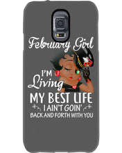 Load image into Gallery viewer, Betty Boop February Girl Living My Best Life Birthday Meaningful Gift Phone case
