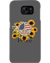 Load image into Gallery viewer, Peace Sign Sunflower Birthday Gift For Girls Phone case
