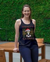 Load image into Gallery viewer, Merry Catmas Cute Funny Gifts Ladies Flowy Tank
