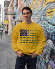 Load image into Gallery viewer, Trucker Farmer America Flag  Unique Custom Design Sweatshirt
