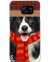 Load image into Gallery viewer, Santa Border Collie In Stock Gift For Dog Lovers Phone case
