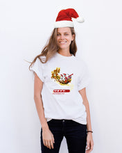 Load image into Gallery viewer, Baseball Xmas Sleigh Loading Gift For Baseball Lovers Guys Tee

