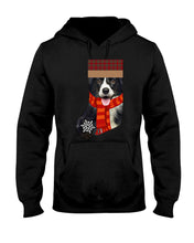 Load image into Gallery viewer, Santa Border Collie In Stock Gift For Dog Lovers Hoodie
