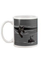 Load image into Gallery viewer, Cats In Your Horizontal Stripes Pocket Trending Gift For Cats Lovers Mug
